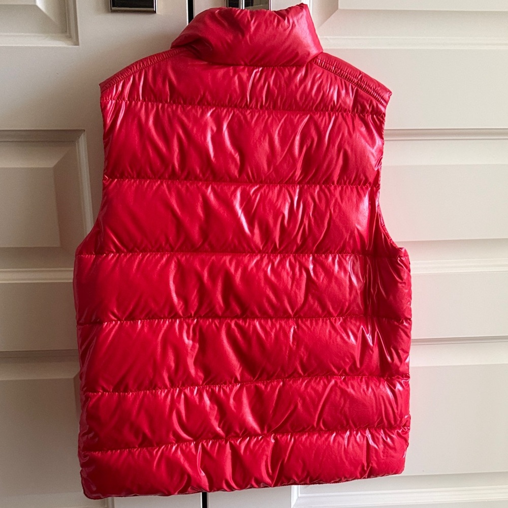 Moncler Vibrant Red Quilted Vest - Picture 3 of 5